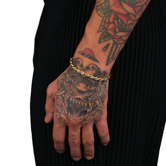 Elvis Bracelet Thick (GOLD)